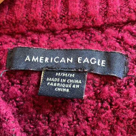 AE Dark Magenta Sweater - Picture 3 of 3